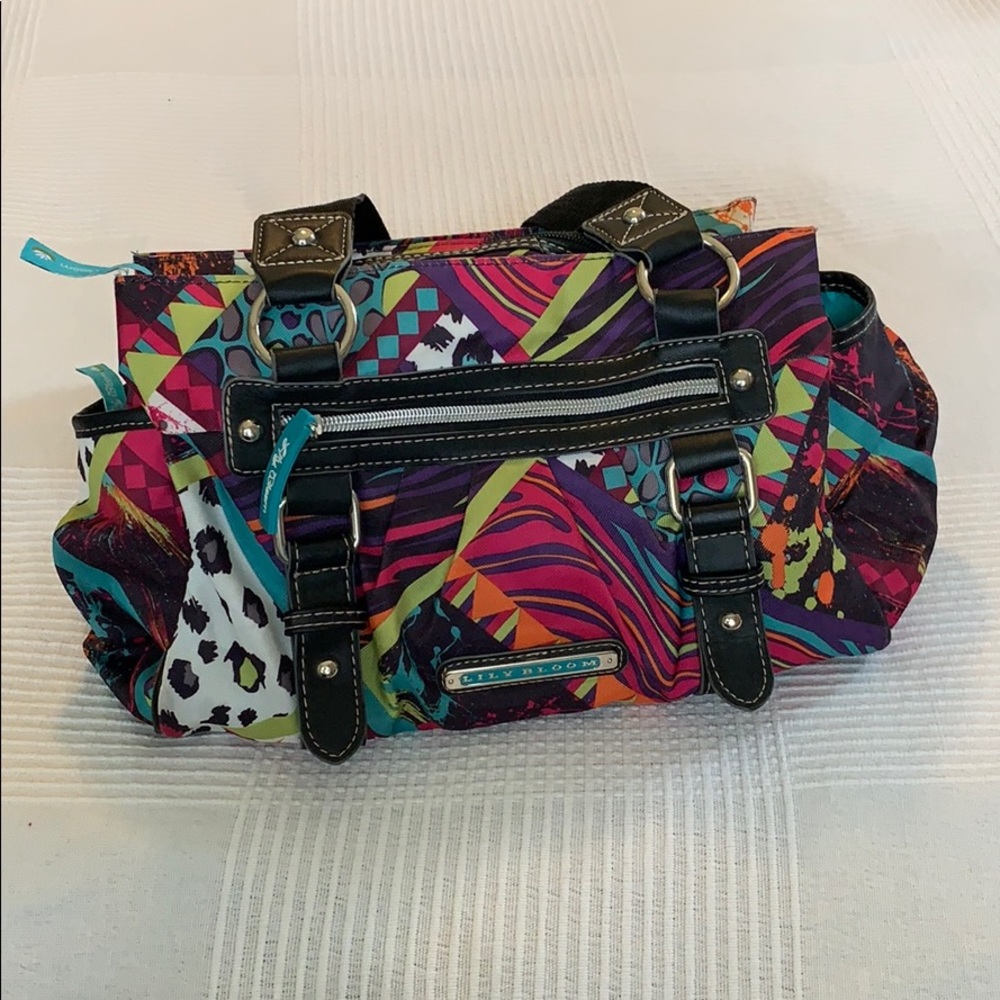 Lily Bloom Triple Satchel Purse